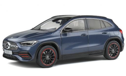 Modelauto Mercedes GLA Base AMG Line (H247) metallic blauw 2020 1/18 Solido
