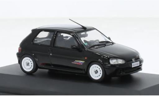 Modelauto Peugeot 106 Rallye Rally Phase 2 zwart 2001 1/43 Solido