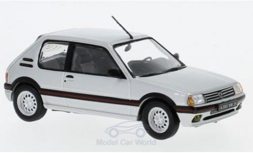 Modelauto Peugeot 205 GTI 16 grijs 1/43 Solido