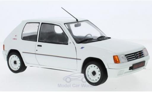 Modelauto Peugeot 205 Rallye Rally wit 1988 1/18 Solido