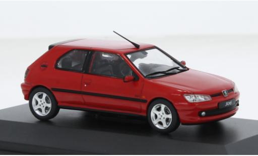 Modelauto Peugeot 306 S16 rood 2002 1/43 Solido