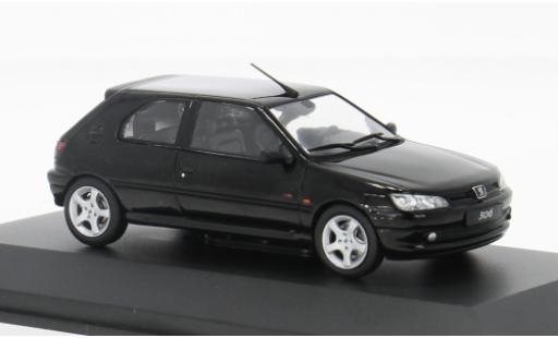 Modelauto Peugeot 306 S16 zwart 1/43 Solido