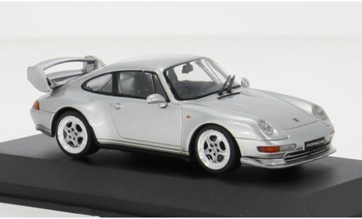 Modelauto Porsche 911 RS Clubsport grijs 1/43 Solido