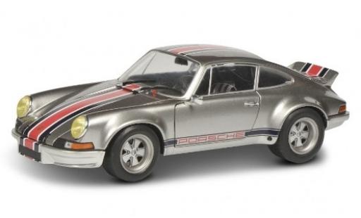 Modelauto Porsche 911 RSR Carrera grijs/Dekor 1/18 Solido
