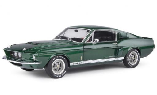 Modelauto Ford Mustang Shelby GT500 500 metallic groen/Dekor 1967 Basis: Ford Mustang Fastback 1/18 Solido