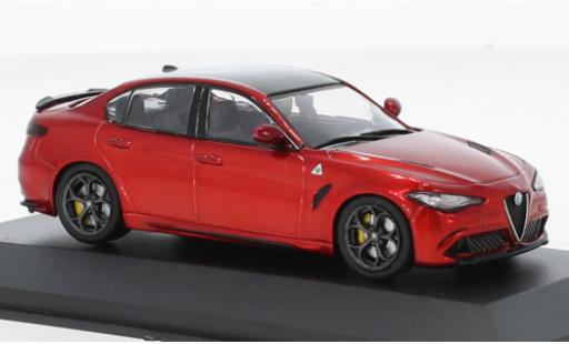 Modelauto Alfa Romeo Giulia quadrifoglio metallic rood 2020 1/43 Solido