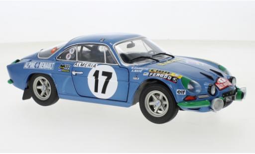 Modelauto Alpine A110 1600 s Renault 1600S No.17 Rally Monte Carlo 1972 1/18 Solido