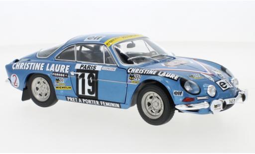 Modelauto Alpine A110 rallye Renault No.19 Rally WM Rally Monte Carlo 1976 1/18 Solido