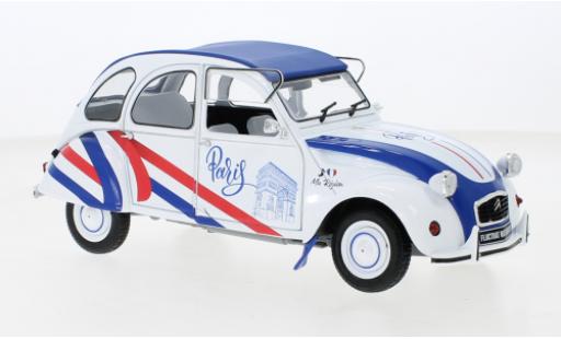 Modelauto Citroen 2CV Berline 6 Region Paris wit/Dekor 1962 1/18 Solido