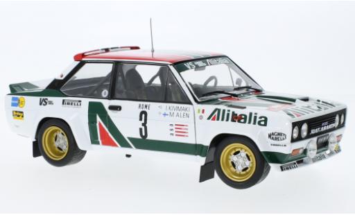Modelauto Fiat 131 Abarth No.3 Alitalia Rally WM Rally Monte Carlo 1979 1/18 Solido