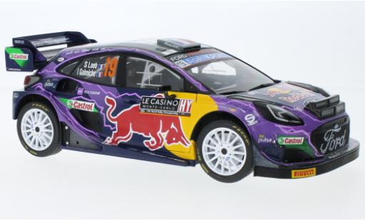Modelauto Ford Puma Rally1 Rally 1 No.19 Red Bull Rally WM Rally Monte Carlo 2022 1/18 Solido