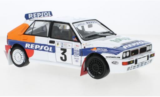 Modelauto Lancia Delta HF Integrale No.3 Repsol Rally WM Rally Acropolis 1993 1/18 Solido