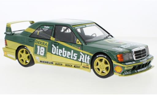 Modelauto Mercedes 190 DTM E 2.5-16 Evo 2 (W201) No.18 Diebels Zakspeed Team Diebels vieux 1992 1/18 Solido