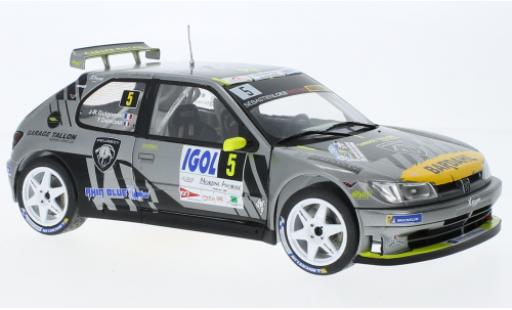 Modelauto Peugeot 306 Maxi No.5 Rally du Mont Wit 2021 1/18 Solido