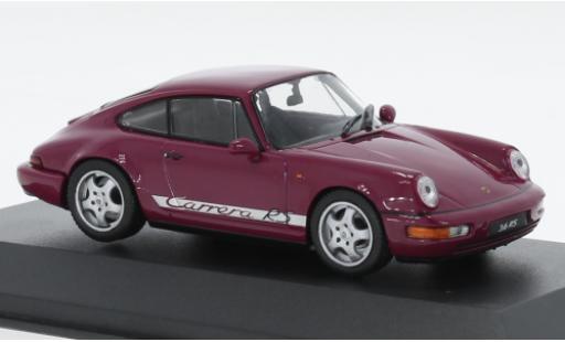 Modelauto Porsche 911 RS paars 1992 1/43 Solido