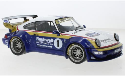 Modelauto Porsche 911 RWB blauw/wit 2022 1/18 Solido