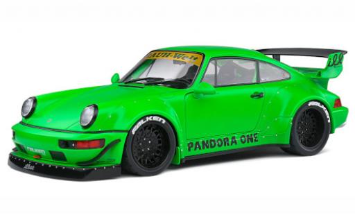 Modelauto Porsche 911 RWB (964) mat-groen Pandora One 2011 1/18 Solido