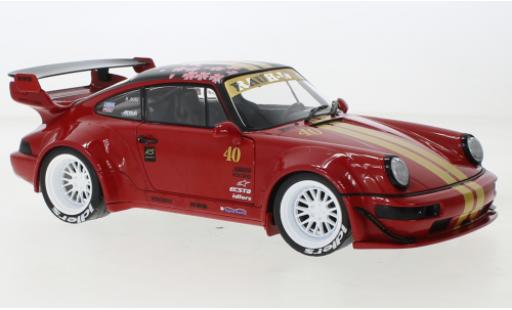 Modelauto Porsche 911 RWB rood rood Sakura 2021 1/18 Solido