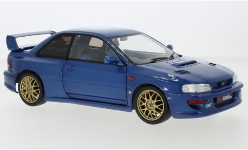 Modelauto Subaru Impreza 22B () STi metallic blauw RHD 1998 1/18 Solido