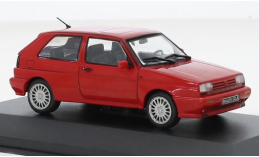 Modelauto Volkswagen Golf Base II Rally rood 1990 1/43 Solido