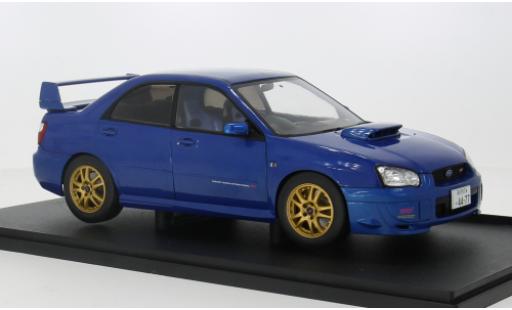 Modelauto Subaru Impreza STI WRX blauw 1/18 Solido