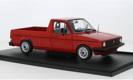 Modelauto Volkswagen Caddy Base MK I rood 1983 1/18 Solido