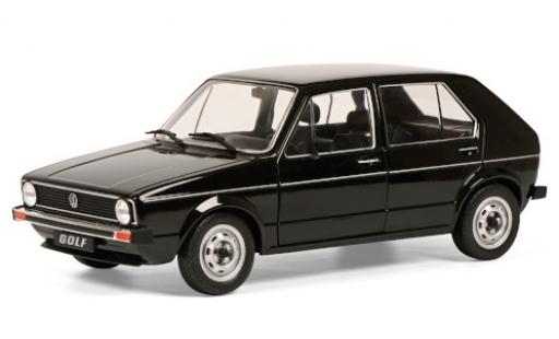 Modelauto Volkswagen Golf Base I L zwart 1983 1/18 Solido