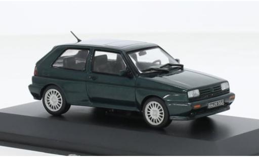 Modelauto Volkswagen Golf Rallye G60 II Rally metallic groen 1/43 Solido