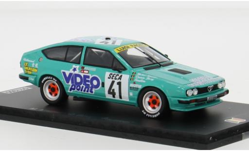 Modelauto Alfa Romeo Alfetta gtv6 V6 No.41 24h Spa 1986 1/43 Spark