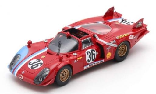 Modelauto Alfa Romeo 33.2 prototipo /2 No.36 24h Le Mans 1969 T.Pilette/R.Slotemaker 1/43 Spark