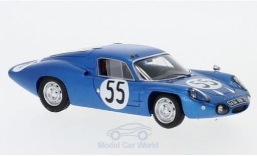 Modelauto Alpine A110 rallye No.55 24h Le Mans 1965 J.Cheinisse/J.-P.Hanrioud 1/43 Spark