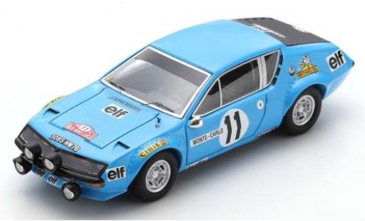 Modelauto Alpine A310 rallye No.11 Renault Rally Monte Carlo 1975 A.Warmbold/J.Davenport 1/43 Spark