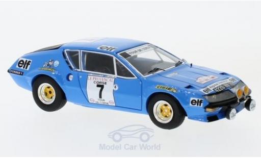 Modelauto Alpine A310 rallye No.7 Rally WM Rally Tour de Corse 1974 J-L.Therier/N.Vial 1/43 Spark
