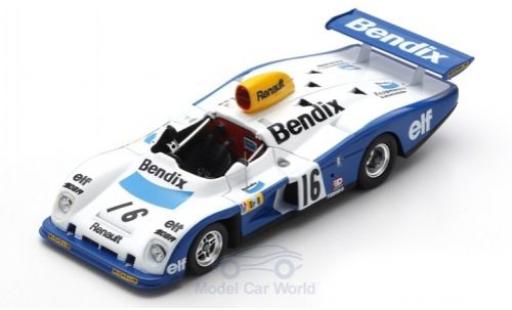 Modelauto Alpine A442 le mans Renault RHD No.16 Bendix 24h 1977 D.Pironi/R.Arnoux/G.Frequelin 1/43 Spark
