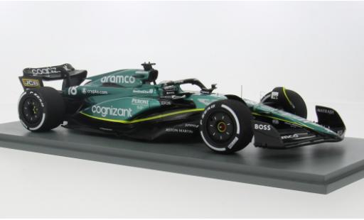 Modelauto Aston Martin AMR23 f1 3 No.18 Aramco Cognizant Team Cognizant formule 1 GP Kanada 2023 1/18 Spark