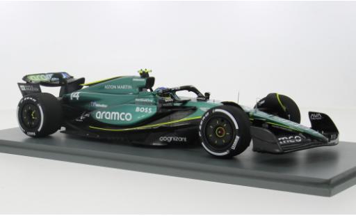 Modelauto Aston Martin AMR24 f1 4 No.14 Aramco Team Aramco formule 1 2024 1/18 Spark