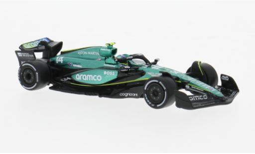 Modelauto Aston Martin AMR24 f1 4 No.14 Aramco Team Aramco formule 1 2024 1/64 Spark
