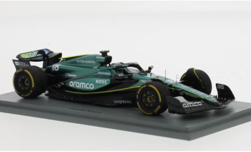 Modelauto Aston Martin AMR24 f1 4 No.18 Aramco Team Aramco formule 1 GP Saudi Arabien 2024 1/43 Spark