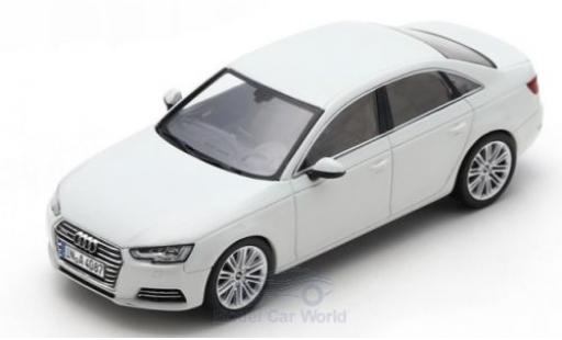 Modelauto Audi A4 berline wit 2016 1/43 Spark