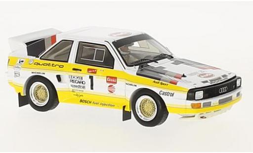 Modelauto Audi Sport Quattro s1 No.1 Pikes Peak 1985 M.Mouton 1/43 Spark