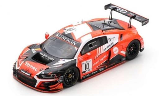 Modelauto Audi R8 lms GT3 No.10 Belgian Club Team WRT 24h Spa 2019 C.Weerts/N.Nato/R.Breukers 1/43 Spark