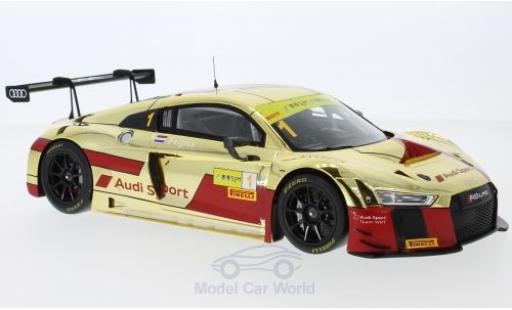 Modelauto Audi R8 gt LMS No.1 Sport Team WRT Cup Macau 2017 R.Frijns 1/18 Spark