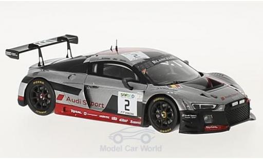 Modelauto Audi R8 lms No.2 Sport Team WRT 24h Spa 2017 C.de Phillippi/C.Mies/F.Vervisch 1/43 Spark