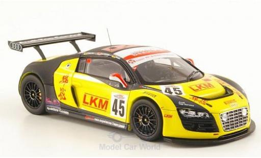 Modelauto Audi R8 lms No.45 LKM 12h Merdeka 2010 F.Biela/D.O Young/M.Werner 1/43 Spark