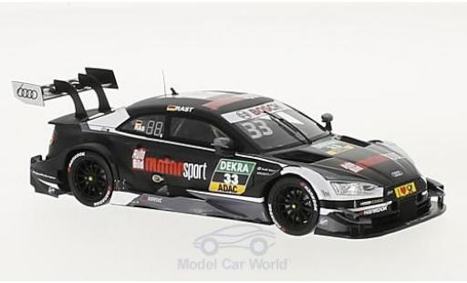 Modelauto Audi RS5 dtm RS 5 No.33 Sport Team Rosberg Auto Bild Motorsport 2017 R.Rast 1/43 Spark
