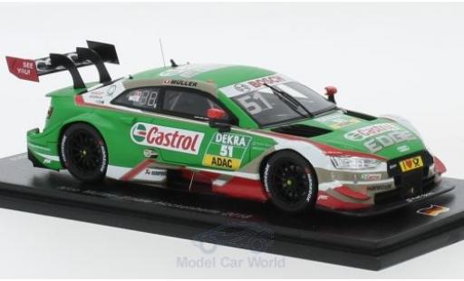Modelauto Audi RS5 dtm RS 5 No.51 Sport Team Abt Sportline Castrol Hockenheim 2018 N.M&Atilde;&frac14;ller 1/43 Spark