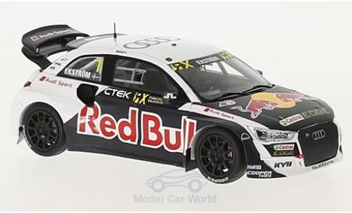 Modelauto Audi S1 rallycross EKS RX quattro No.1 Red Bull Rally-Cross Hockenheim 2017 M.Ekstr&Atilde;&para;m 1/43 Spark