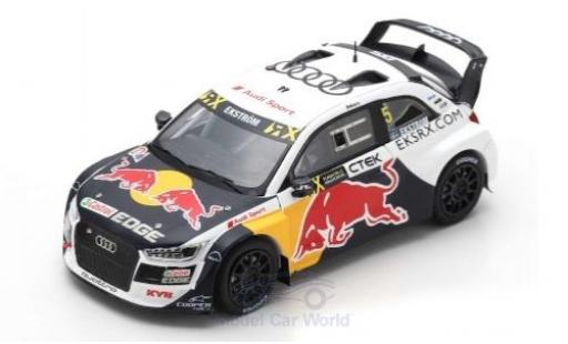 Modelauto Audi S1 rallycross EKS RX quattro No.5 Team EKS Red Bull World RX Spanien 2018 M.Ekstr&Atilde;&para;m 1/43 Spark