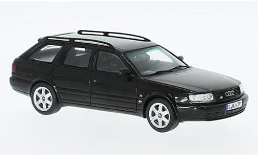 Modelauto Audi S6 avant Plus zwart 1996 1/43 Spark