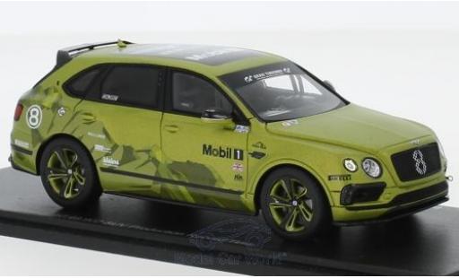 Modelauto Bentley Bentayga course No.8 Pikes Peak Hill Climb 2018 SUV Production Record Time.902 R.Millen/C.Facetti 1/43 Spark